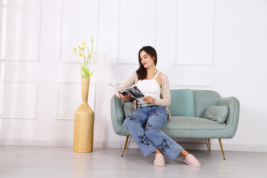 Large Resin Floor Vase – Stylish Waterproof Vase for Fresh & Dried Flowers, 85 cm