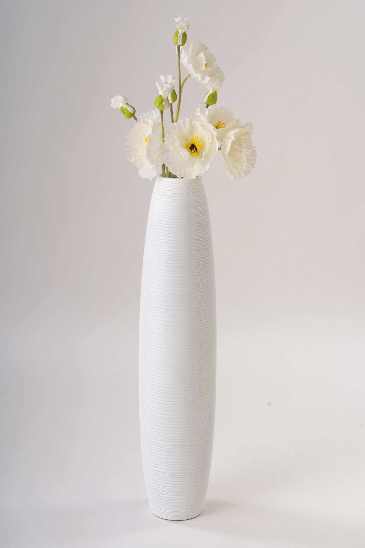 Large Resin Floor Vase – Stylish Waterproof Vase for Fresh & Dried Flowers, 85 cm