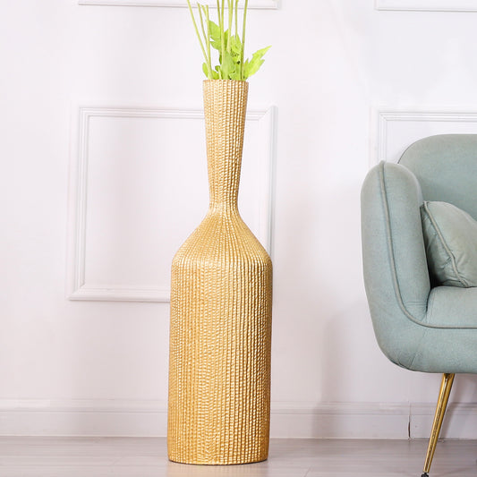 Large Resin Floor Vase – Stylish Waterproof Vase for Fresh & Dried Flowers, 85 cm