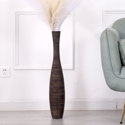 Large Resin Floor Vase – Stylish Waterproof Vase for Fresh & Dried Flowers, 65 cm