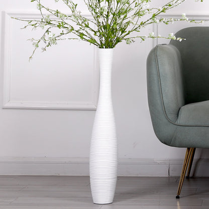 Large Resin Floor Vase – Stylish Waterproof Vase for Fresh & Dried Flowers, 65 cm