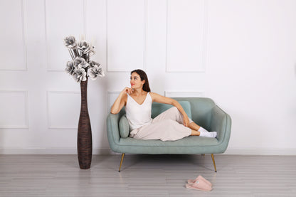 Large Resin Floor Vase – Stylish Waterproof Vase for Fresh & Dried Flowers, 105 cm