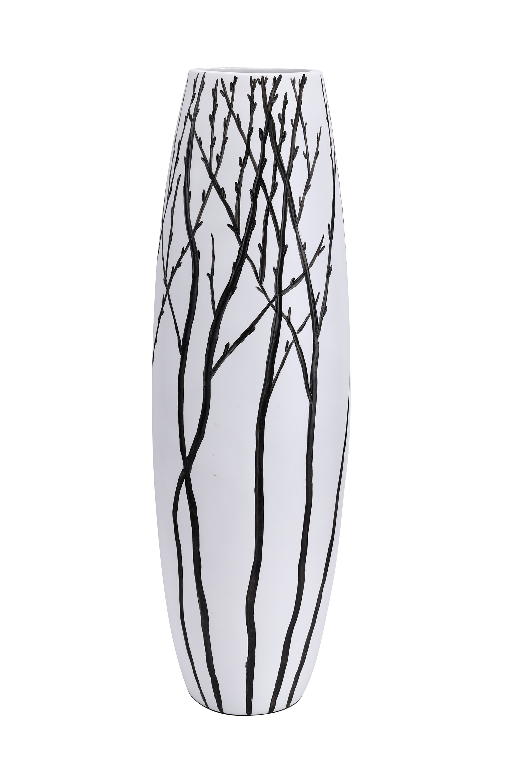 Large Resin Floor Vase – Stylish Waterproof Vase for Fresh & Dried Flowers, 65 cm