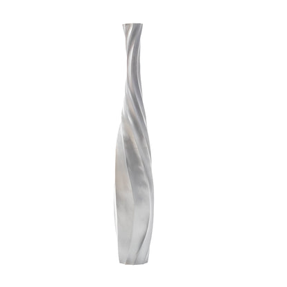 Large Mango Wood Floor Vase – Handcrafted Decorative Highlight from Thailand