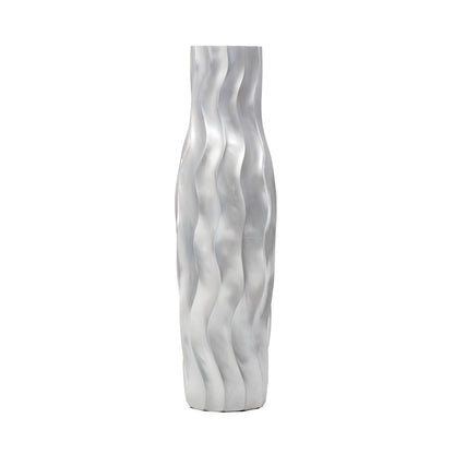 Large Mango Wood Floor Vase – Handcrafted Decorative Highlight from Thailand, 85 cm