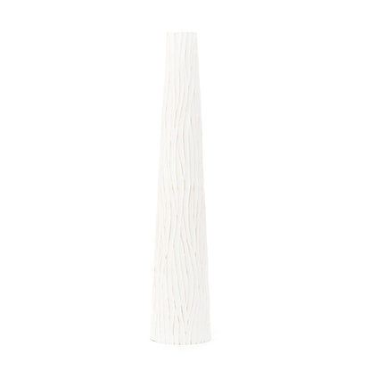 Large Mango Wood Floor Vase – Handcrafted Decorative Highlight from Thailand