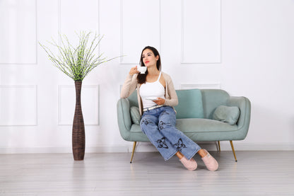 Large Resin Floor Vase – Stylish Waterproof Vase for Fresh & Dried Flowers, 85 cm