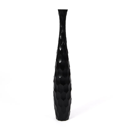 Large Mango Wood Floor Vase – Handcrafted Decorative Highlight from Thailand