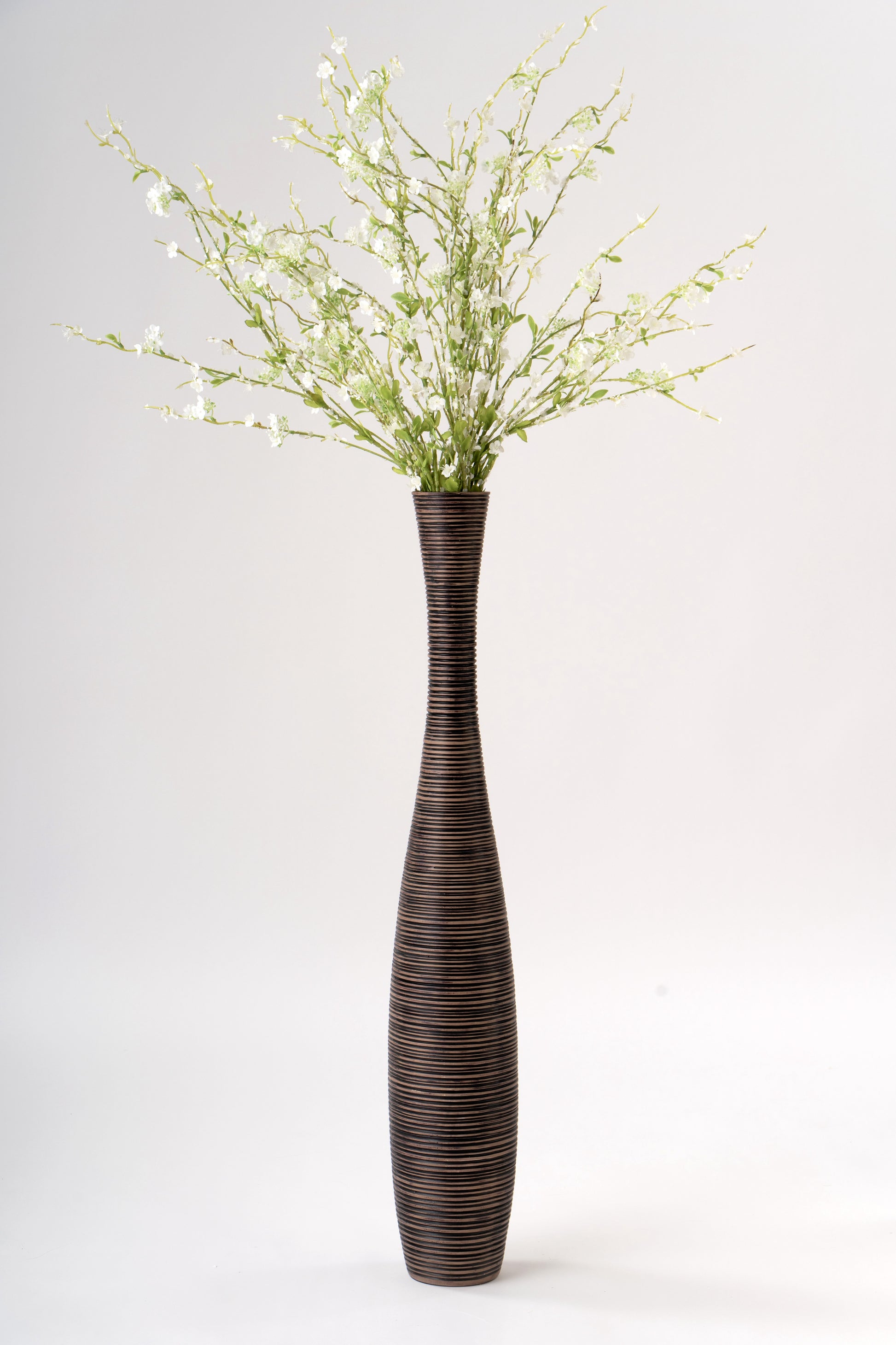 Large Resin Floor Vase – Stylish Waterproof Vase for Fresh & Dried Flowers, 85 cm