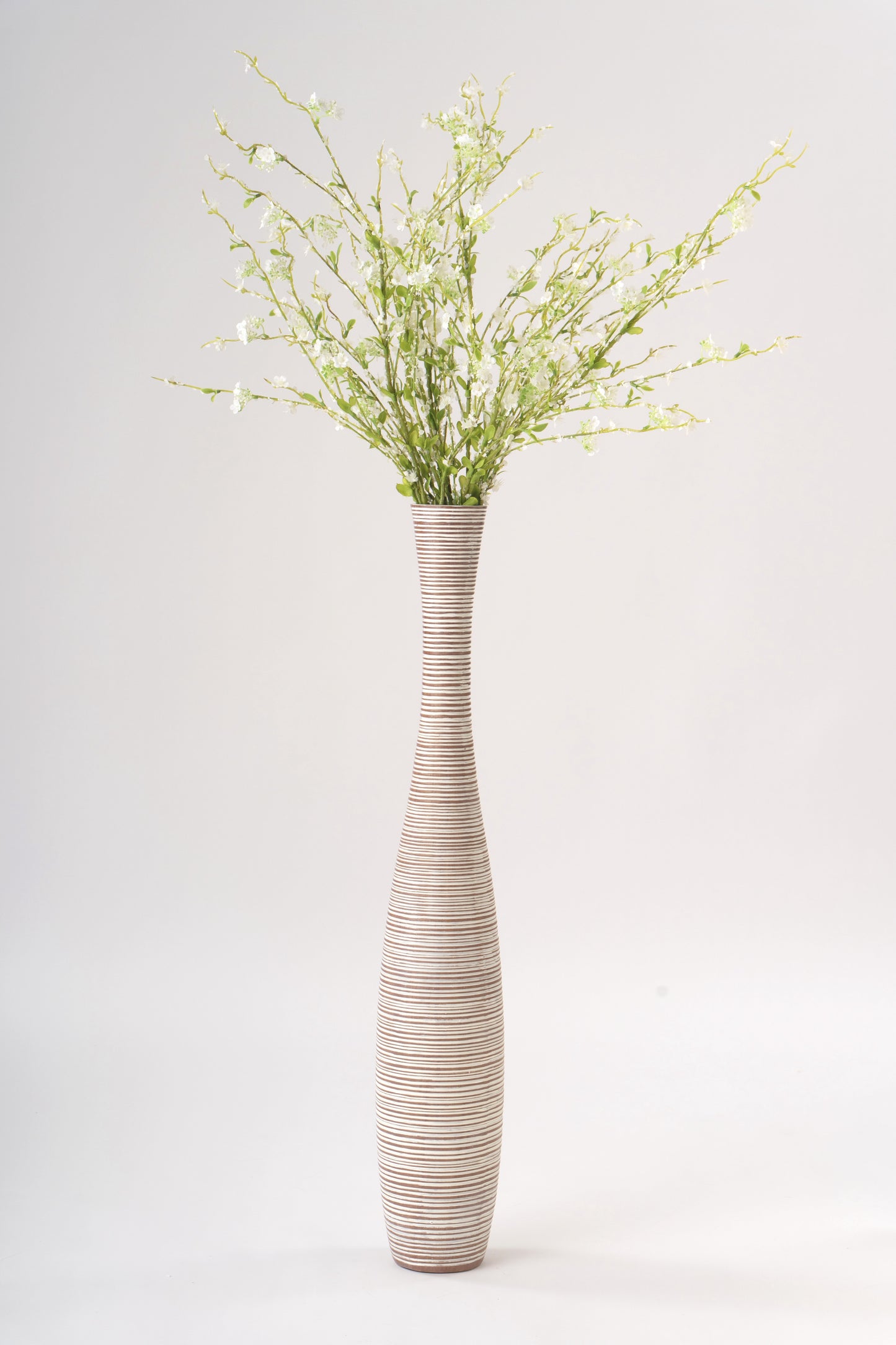 Large Resin Floor Vase – Stylish Waterproof Vase for Fresh & Dried Flowers, 85 cm